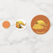 フルーツ&金ゴールド感謝表紙吹雪 コンフェッティ (正面)