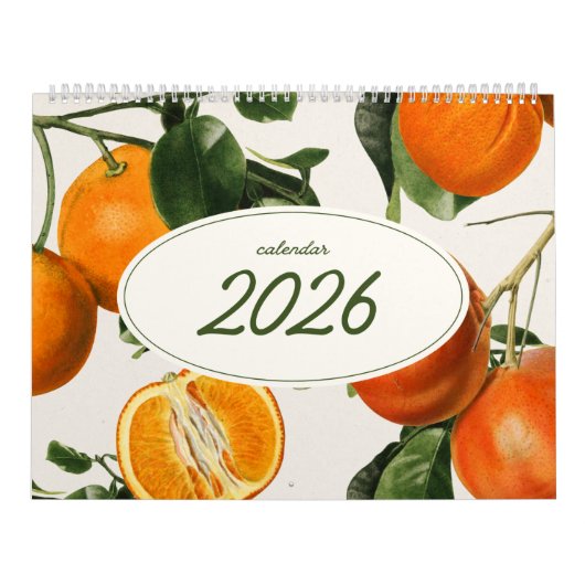 フルーツ 2026 カレンダー (カバー)