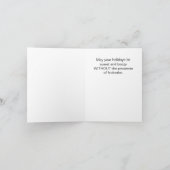 フルーテおもしろいーキホリデーカード カード (内部)