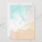 フルーティカラフルカクテル |夏の大人の誕生日 招待状 (裏面)