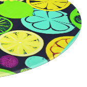 フルーティカラフル振動パターン カッティングボード (角)