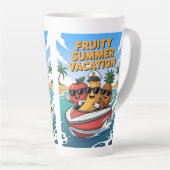 フルーティサマーバケーションラテマグ カフェラテマグ (右アングル)