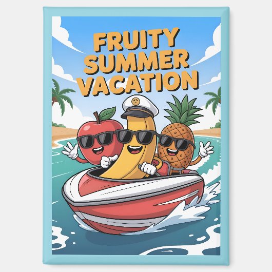 フルーティサマーバケーション マグネット (正面)