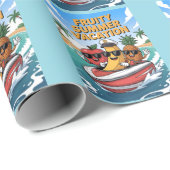 フルーティサマーバケーション ラッピングペーパー (ロールコーナー)