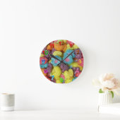 フルーティシリアル ラウンド壁時計 (ホーム)