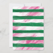 フルーティスイカ |ガールベイビーシャワー招待状 招待状 (裏面)