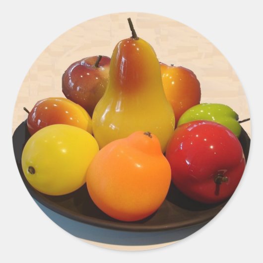 フルーティステッカー ラウンドシール (正面)