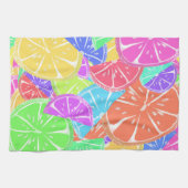 フルーティタッティカラフルフルーツスライス キッチンタオル (横)