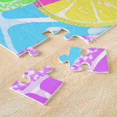 フルーティタッティカラフルフルーツスライス ジグソーパズル (側面)