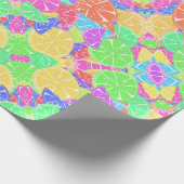 フルーティタッティカラフルフルーツスライス ラッピングペーパー (角)