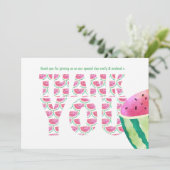 フルーティトロピカルサンキュースイカのパイナップル サンキューカード (スタンド正面)