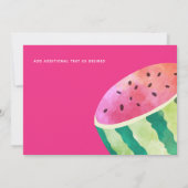 フルーティトロピカルサンキュースイカのパイナップル サンキューカード (裏面)