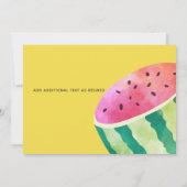 フルーティトロピカルサンキュースイカのパイナップル サンキューカード (裏面)