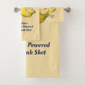 フルーティニタスムダンクエネルギッシュバナナスポーツデザイン バスタオルセット (インサイチュ)