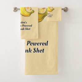 フルーティニタスムダンクエネルギッシュバナナスポーツデザイン バスタオルセット