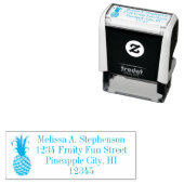 フルーティパイナップル差出人住所スタンプ セルフインキングスタンプ (インサイチュ)