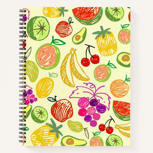 フルーティパターン ノートブック (正面)