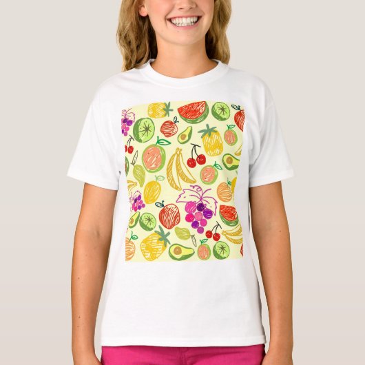 フルーティパターン Tシャツ (正面)