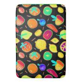 フルーティフルネオンビジョンデザイン バスマット (正面縦)