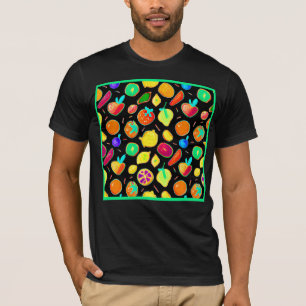 フルーティフルネオンビジョンデザイン Tシャツ