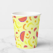 フルーティポップ・アートの 紙コップ (正面)