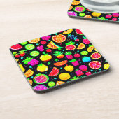 フルーティモザイクデザインディライト コースター (左側)