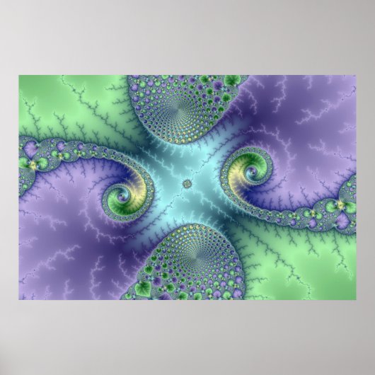 フルーティループ – フラクタルポスター ポスター (正面)