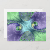 フルーティループ – フラクタルポストカード ポストカード (正面/裏面)