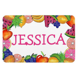 フルーティーおもしろいグレープレモンライムスイカリンゴ マグネット