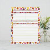 フルーティーなレシピシート (スタンド正面)