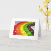 フルーティーな香りのレグリーティングカードの虹 カード (黄色い花)