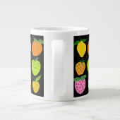フルーティーカラフルパターンの巨大コーヒーマグ ジャンボコーヒーマグカップ (裏面)