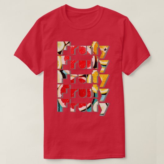 フルーティー果実質果実質果実質 Tシャツ (デザイン正面)