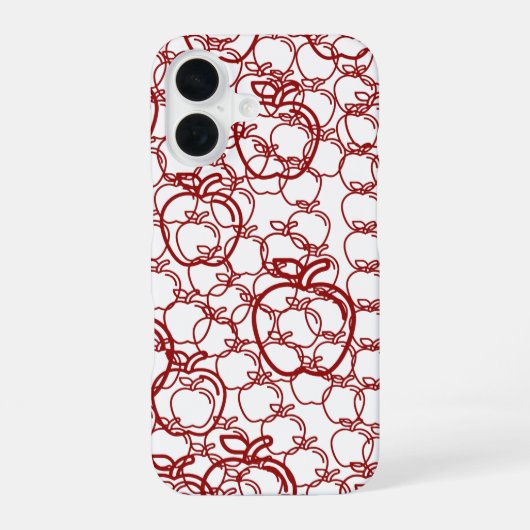 フルーティー・アップル iPhone 16ケース (裏面)