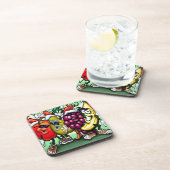 フルーティー・クリスマス コースター (右側)