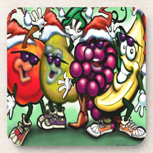 フルーティー・クリスマス コースター (正面)