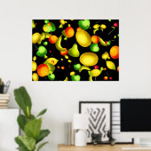 フルーティ壁紙 ポスター (ホームオフィス)