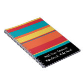 フルーティ熱帯調ストライプ ノートブック (右側)