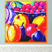 フルーティ素晴らしーな油絵。買今 キャンバスプリント (インサイチュ (ウッドフロア))