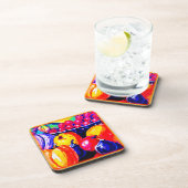 フルーティ素晴らしーな油絵。買今 コースター (右側)