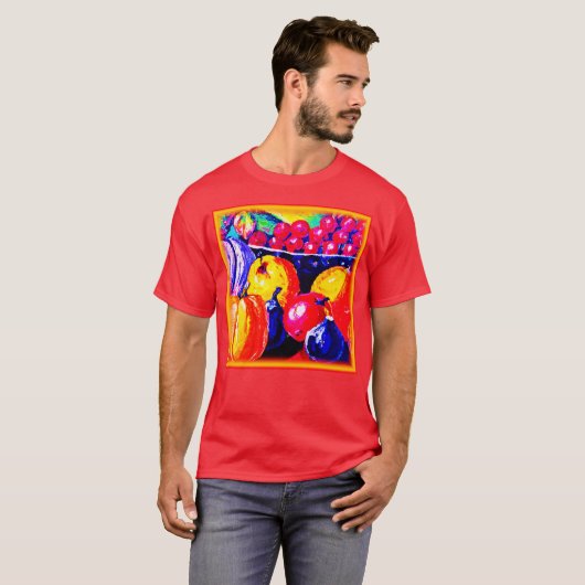 フルーティ素晴らしーな油絵。買今 Tシャツ (正面フル)