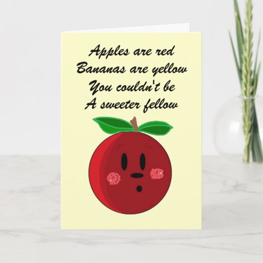 フルーティ誕生日カード カード (正面)