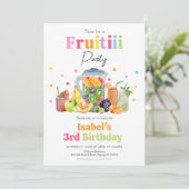 フルーティ誕生日 招待状 (スタンド正面)