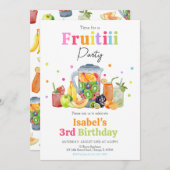 フルーティ誕生日 招待状 (正面/裏面)