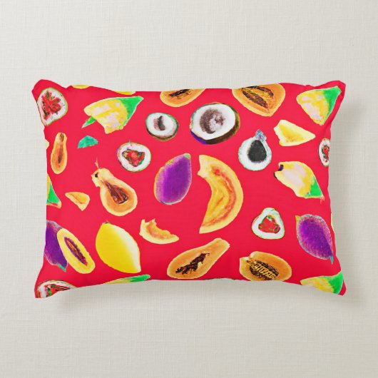 フルーティ鮮やかディライトパターン アクセントクッション (正面)