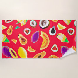 フルーティ鮮やかディライトパターン ビーチタオル