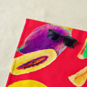 フルーティ鮮やかディライトパターン ビーチタオル (インサイチュ)