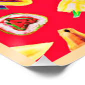 フルーティ鮮やかディライトパターン ポスター (コーナー)