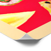 フルーティ鮮やかディライトパターン ポスター (角)