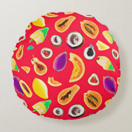 フルーティ鮮やかディライトパターン ラウンドクッション